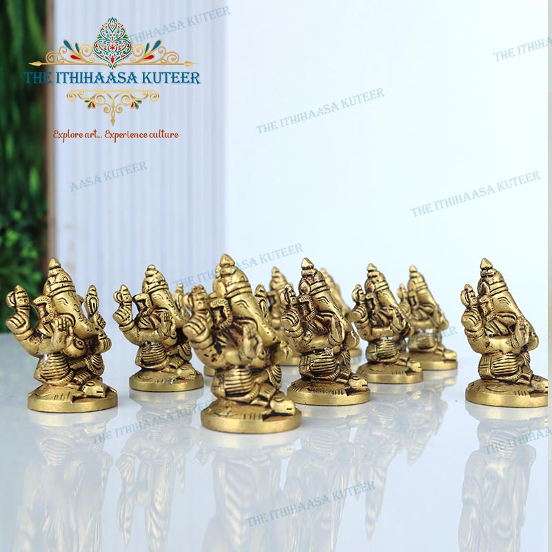 3 Inch Super-Fine <br>Ganesh On Tortoise (Small)