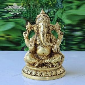 8 Inch Brass Lord <br>Ganesh Idol