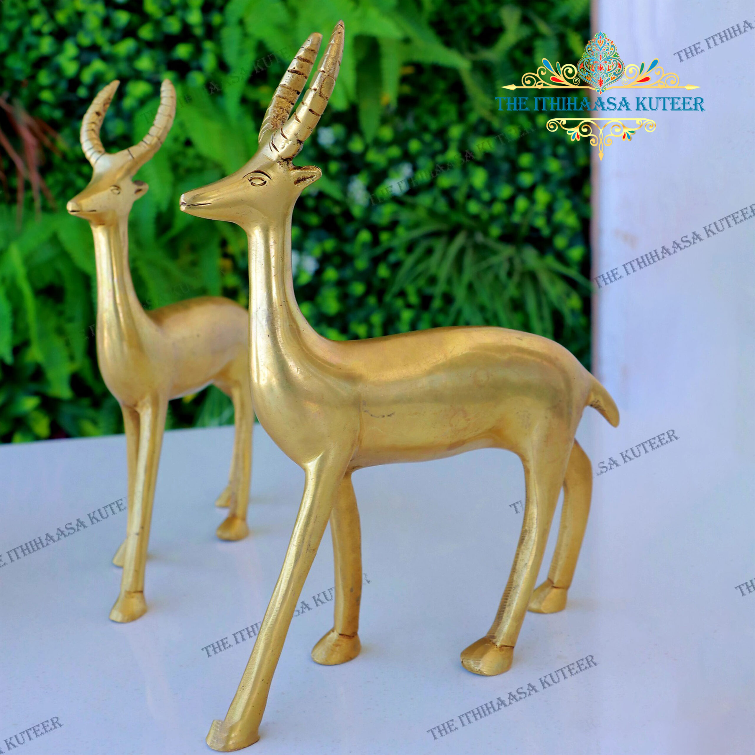 Deer With Antlers<br> (Set of 2)